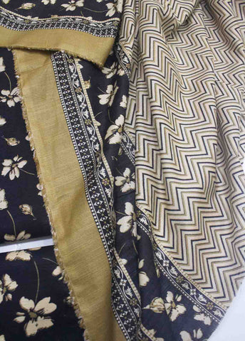 Bin Saeed Fabric - DP-0237- 3 Piece Lawn Printed UnStitched Suit