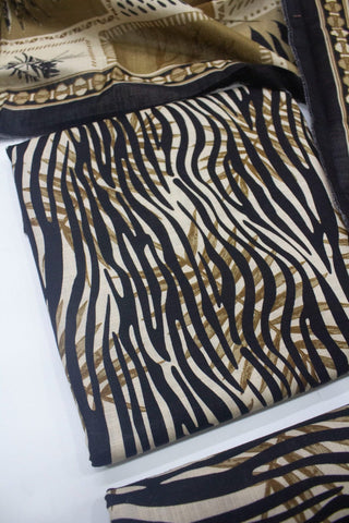 Bin Saeed Fabric - DP-0241- 3 Piece Lawn Printed UnStitched Suit