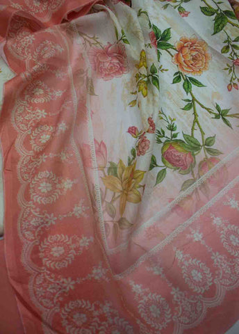 DP-0265- 3 Piece Lawn Printed UnStitched Suit