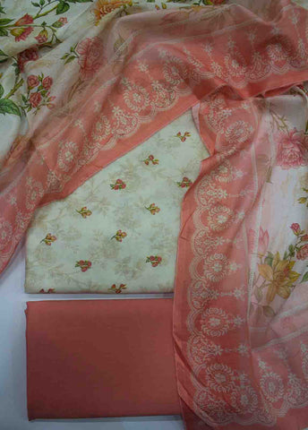 DP-0265- 3 Piece Lawn Printed UnStitched Suit