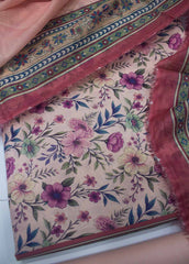 DP-027- 3 Piece Lawn Printed UnStitched Suit