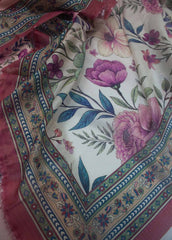 DP-027- 3 Piece Lawn Printed UnStitched Suit