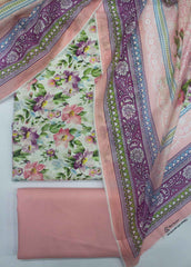 DP-0281- 3 Piece Lawn Printed UnStitched Suit