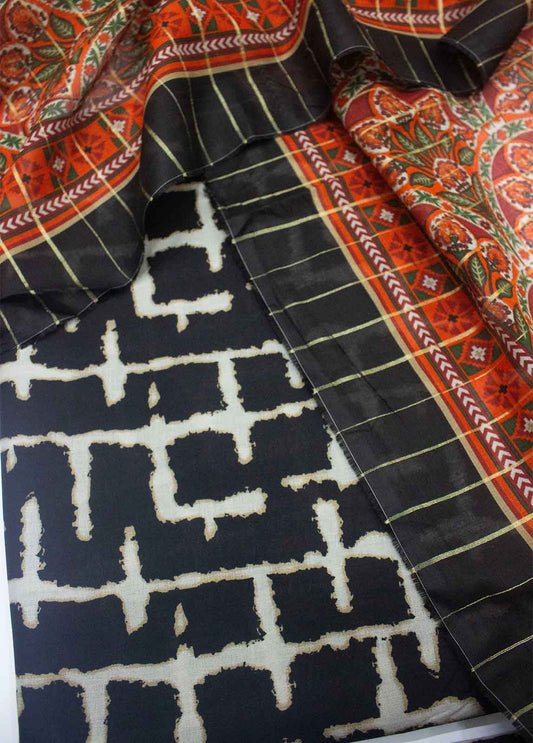 DP-0287- 3 Piece Lawn Printed UnStitched Suit