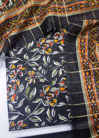 Bin Saeed Fabric - DP-0294- 3 Piece Lawn Printed UnStitched Suit