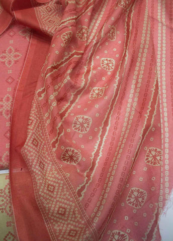 Bin Saeed Fabric - DP-0302- 3 Piece Lawn Printed UnStitched Suit