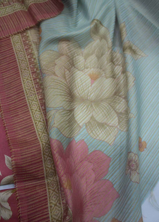 DP-0303- 3 Piece Lawn Printed UnStitched Suit