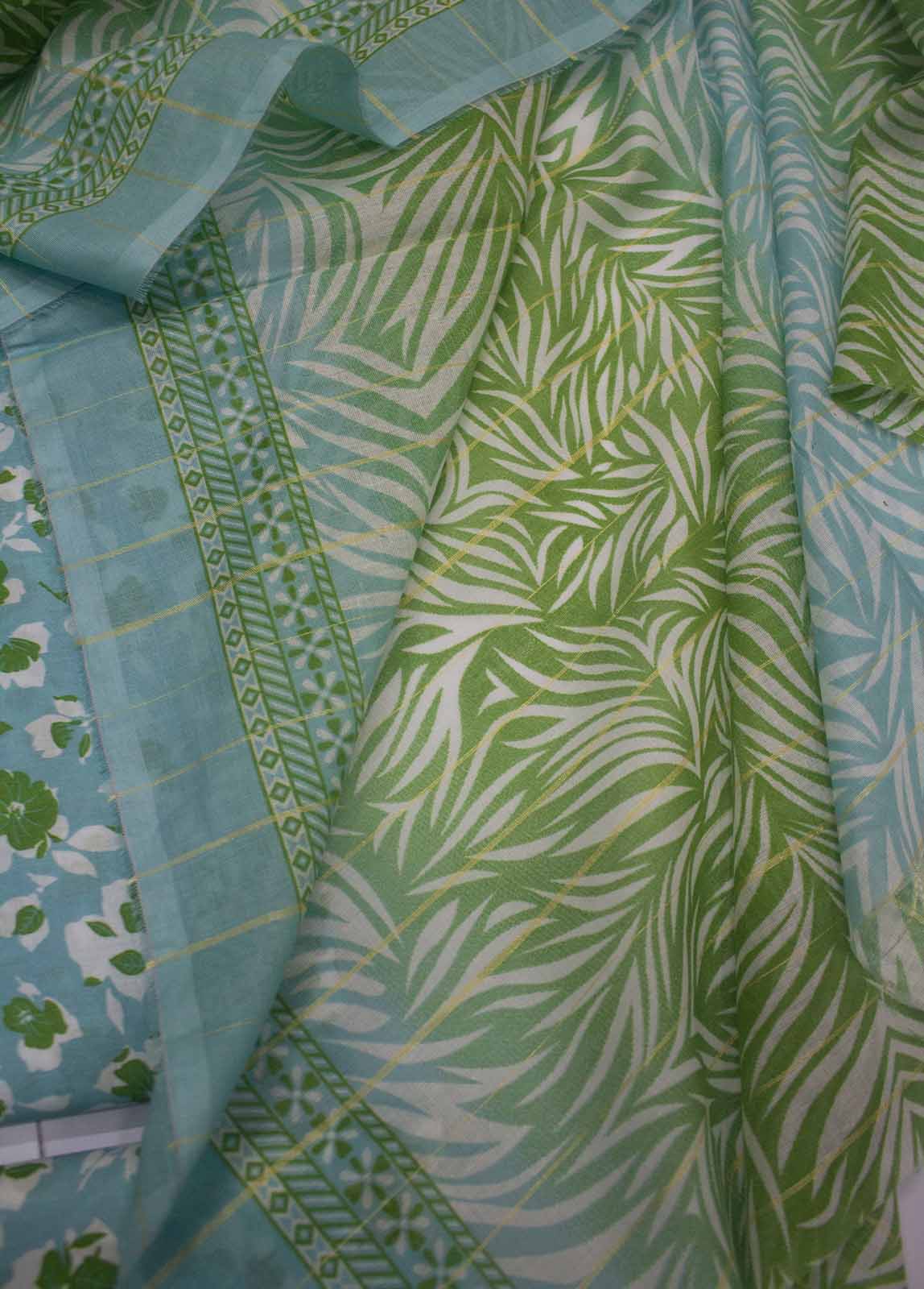 Bin Saeed Fabric - DP-0304- 3 Piece Lawn Printed UnStitched Suit