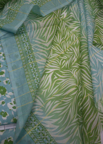 Bin Saeed Fabric - DP-0304- 3 Piece Lawn Printed UnStitched Suit