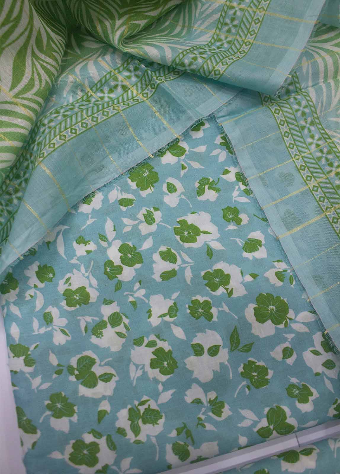 Bin Saeed Fabric - DP-0304- 3 Piece Lawn Printed UnStitched Suit