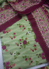DP-0305- 3 Piece Lawn Printed UnStitched Suit