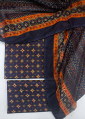 DP-0306- 3 Piece Lawn Printed UnStitched Suit