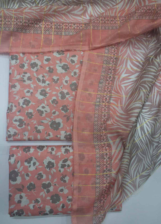 DP-0307- 3 Piece Lawn Printed UnStitched Suit