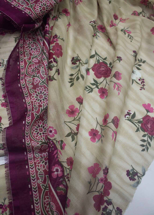 DP-0308- 3 Piece Lawn Printed UnStitched Suit