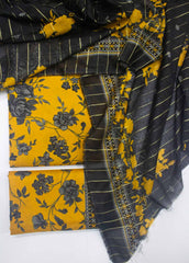 DP-0309- 3 Piece Lawn Printed UnStitched Suit