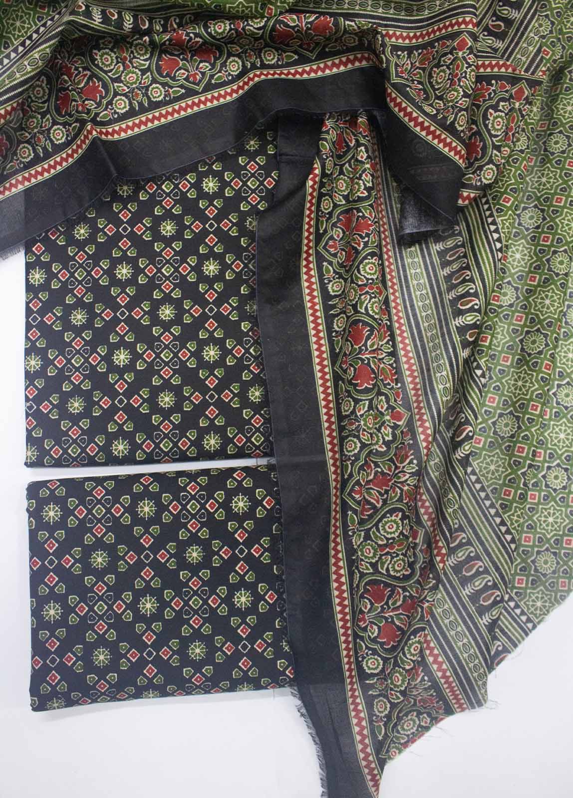 Bin Saeed Fabric - DP-0311- 3 Piece Lawn Printed UnStitched Suit