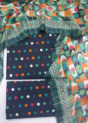 DP-0313- 3 Piece Lawn Printed UnStitched Suit