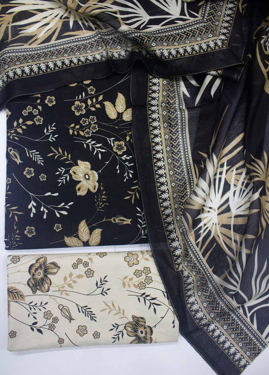 DP-0314- 3 Piece Lawn Printed UnStitched Suit
