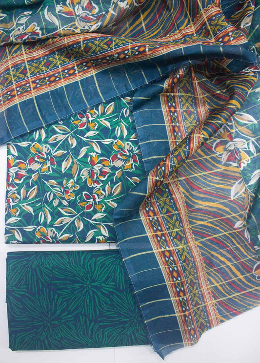 DP-0315- 3 Piece Lawn Printed UnStitched Suit