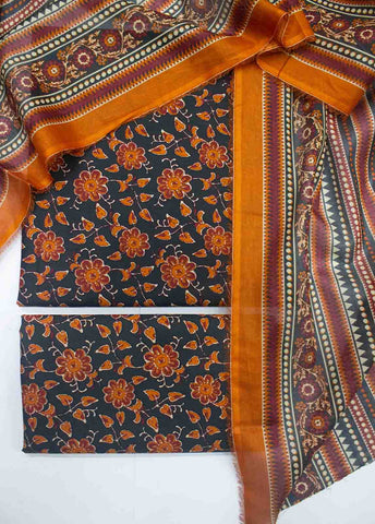 Bin Saeed Fabric - DP-036- 3 Piece Lawn Printed UnStitched Suit