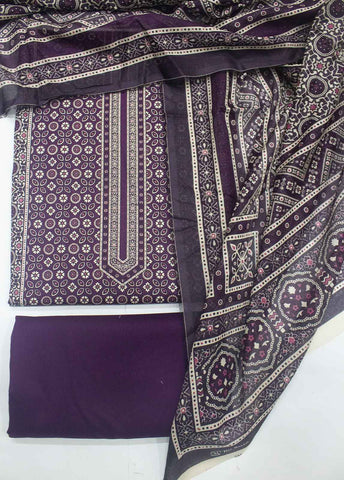 Bin Saeed Fabric - DP-0368- 3 Piece Lawn Printed UnStitched Suit