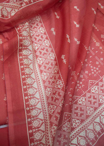 Bin Saeed Fabric - DP-0369- 3 Piece Lawn Printed UnStitched Suit