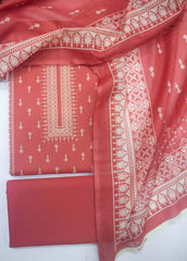 DP-0369- 3 Piece Lawn Printed UnStitched Suit