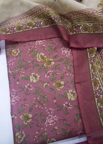 Bin Saeed Fabric - DP-0371- 3 Piece Lawn Printed UnStitched Suit