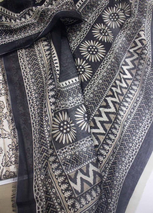DP-0377- 3 Piece Lawn Printed UnStitched Suit