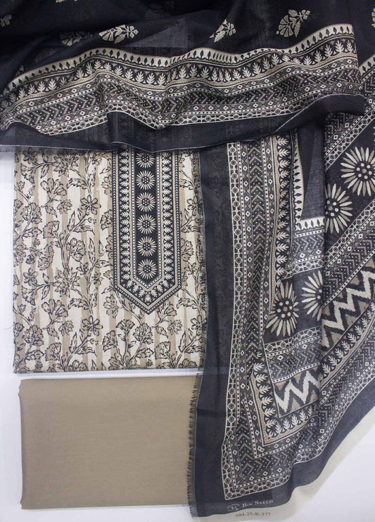 DP-0377- 3 Piece Lawn Printed UnStitched Suit