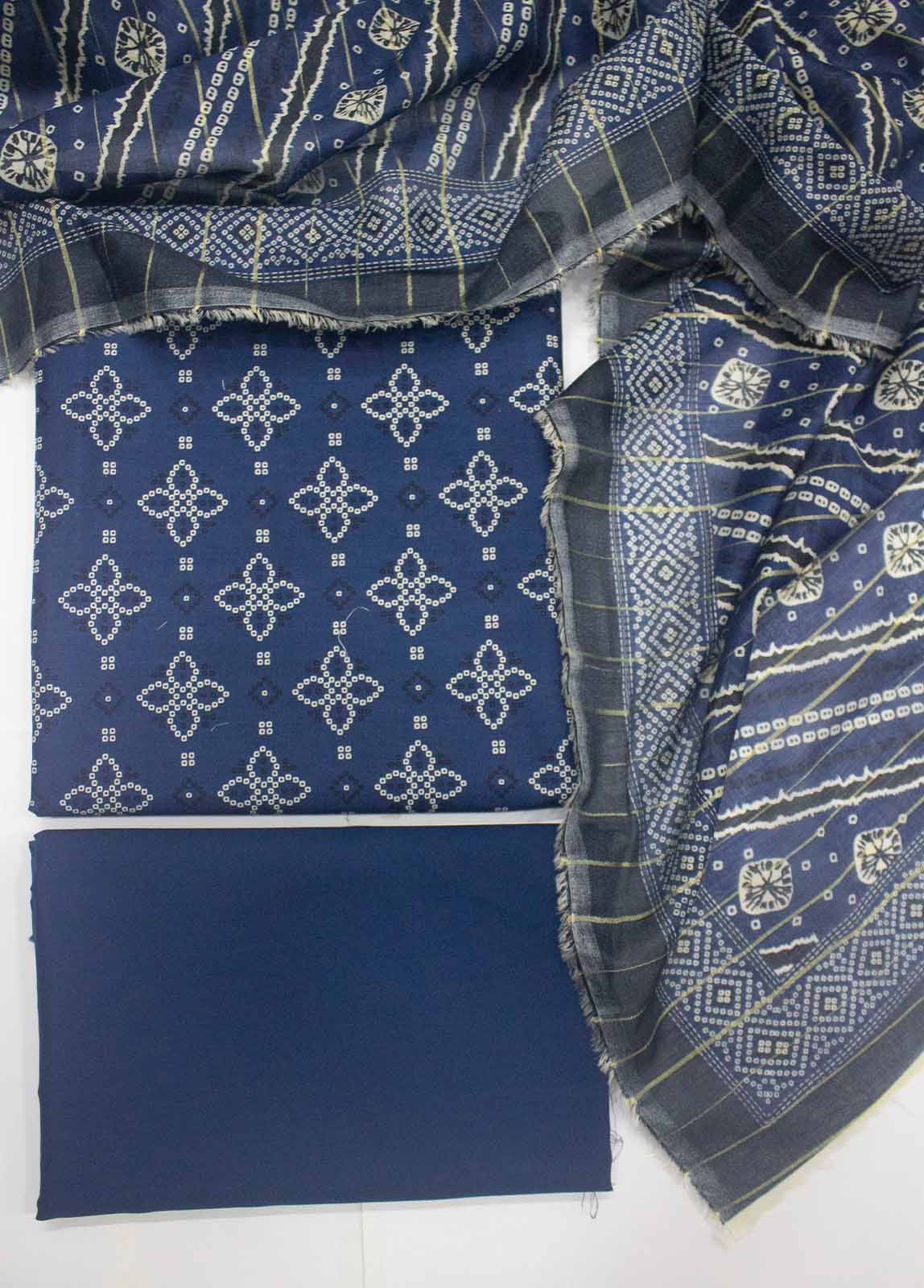 DP-0401- 3 Piece Lawn Printed UnStitched Suit