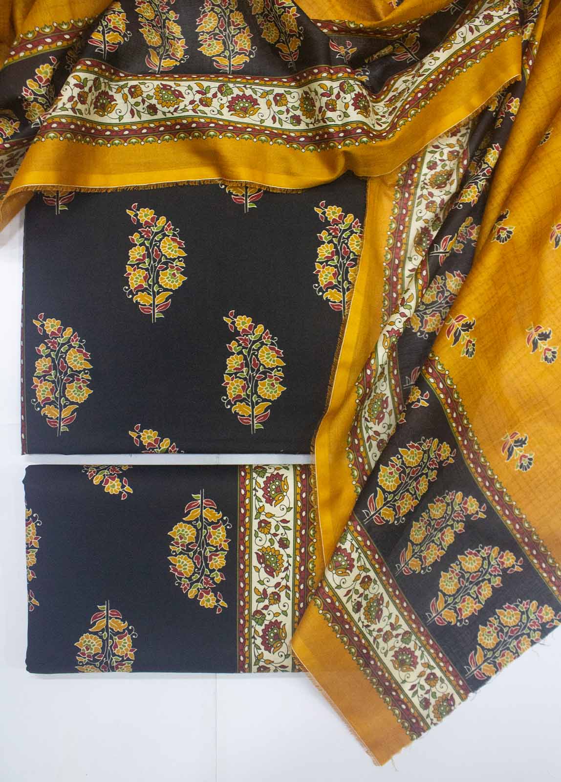 Bin Saeed Fabric - DP-0405- 3 Piece Lawn Printed UnStitched Suit