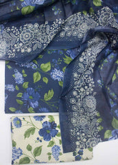DP-0406- 3 Piece Lawn Printed UnStitched Suit