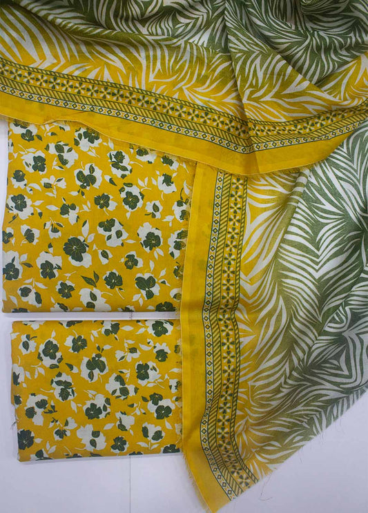 DP-0408- 3 Piece Lawn Printed UnStitched Suit