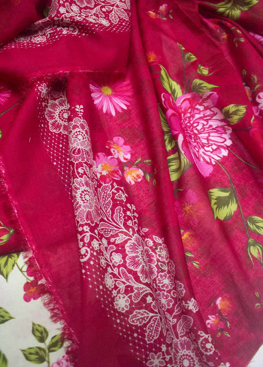 DP-0409- 3 Piece Lawn Printed UnStitched Suit
