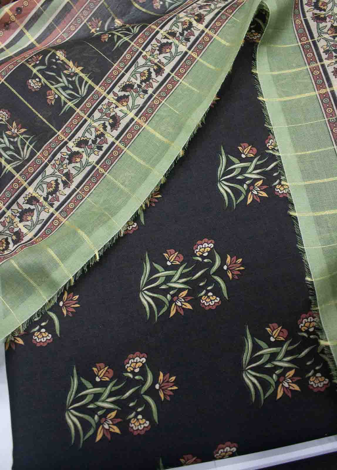 Bin Saeed Fabric - DP-041- 3 Piece Lawn Printed UnStitched Suit