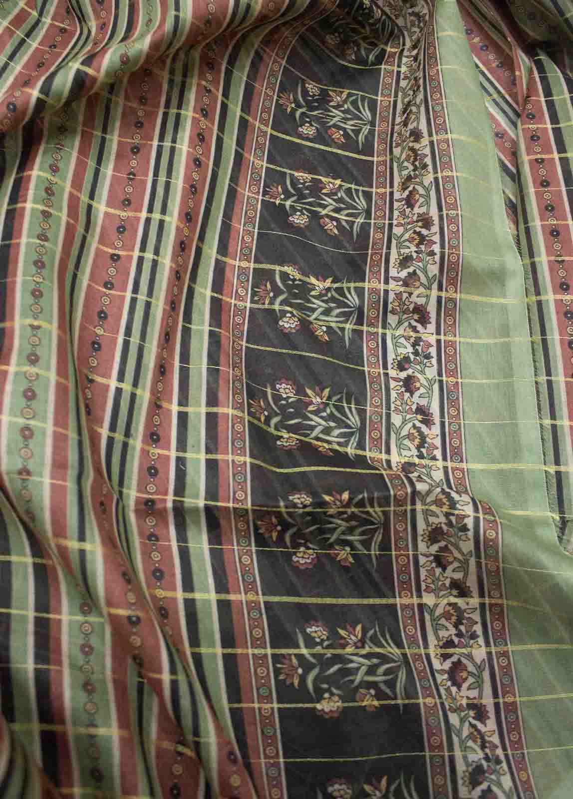 Bin Saeed Fabric - DP-041- 3 Piece Lawn Printed UnStitched Suit