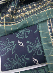 DP-0410- 3 Piece Lawn Printed UnStitched Suit