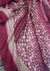 DP-0412- 3 Piece Lawn Printed UnStitched Suit