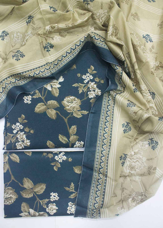 DP-0419- 3 Piece Lawn Printed UnStitched Suit