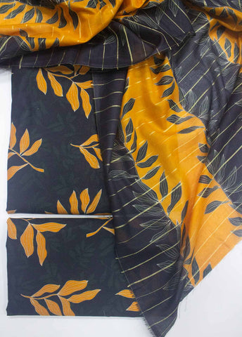 Bin Saeed Fabric - DP-0420- 3 Piece Lawn Printed UnStitched Suit