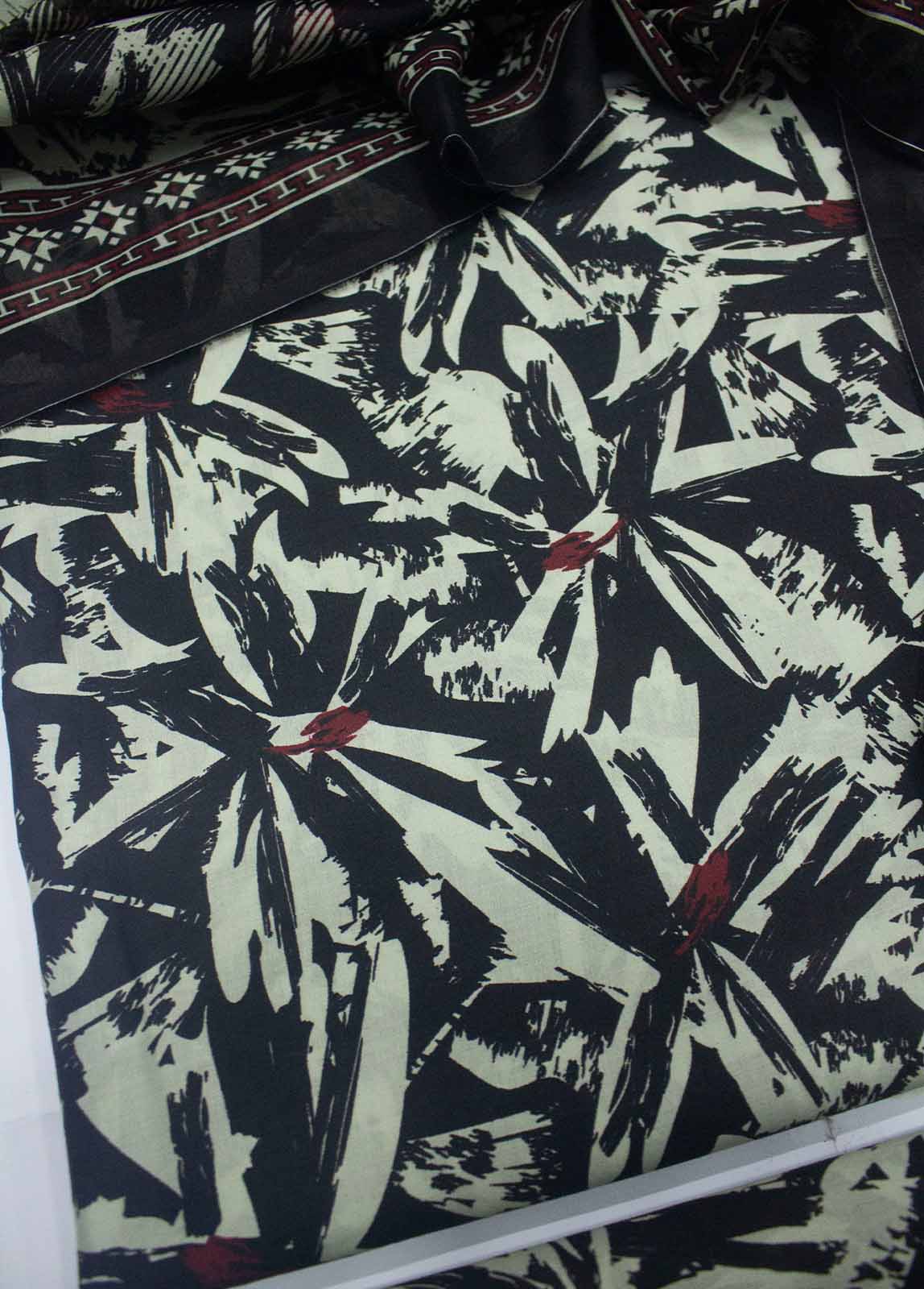 DP-0423- 3 Piece Lawn Printed UnStitched Suit