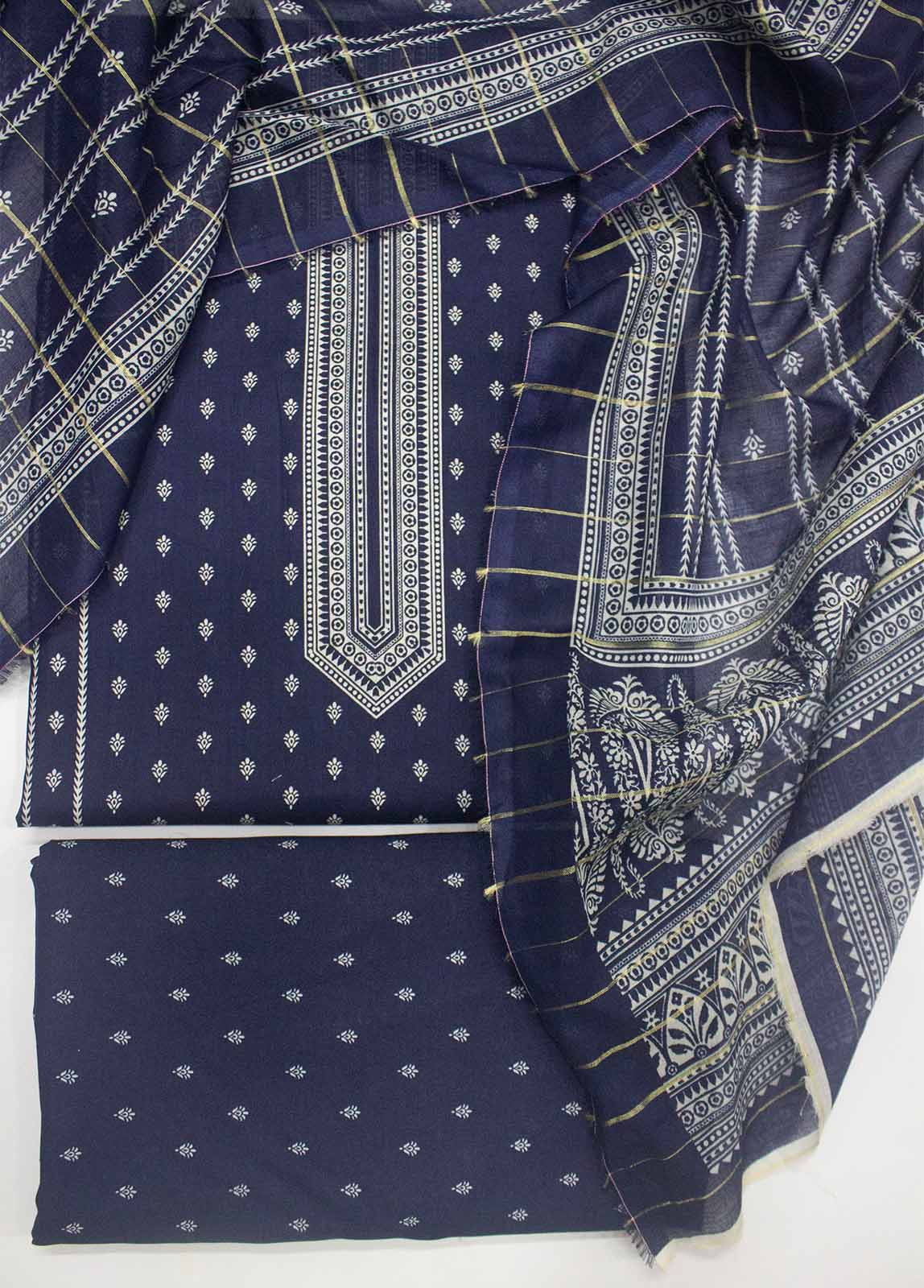 DP-0424- 3 Piece Lawn Printed UnStitched Suit