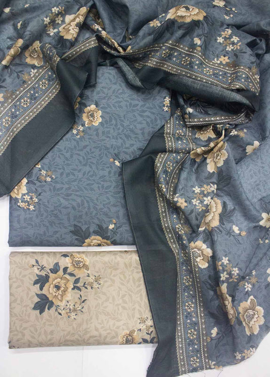 DP-0426- 3 Piece Lawn Printed UnStitched Suit