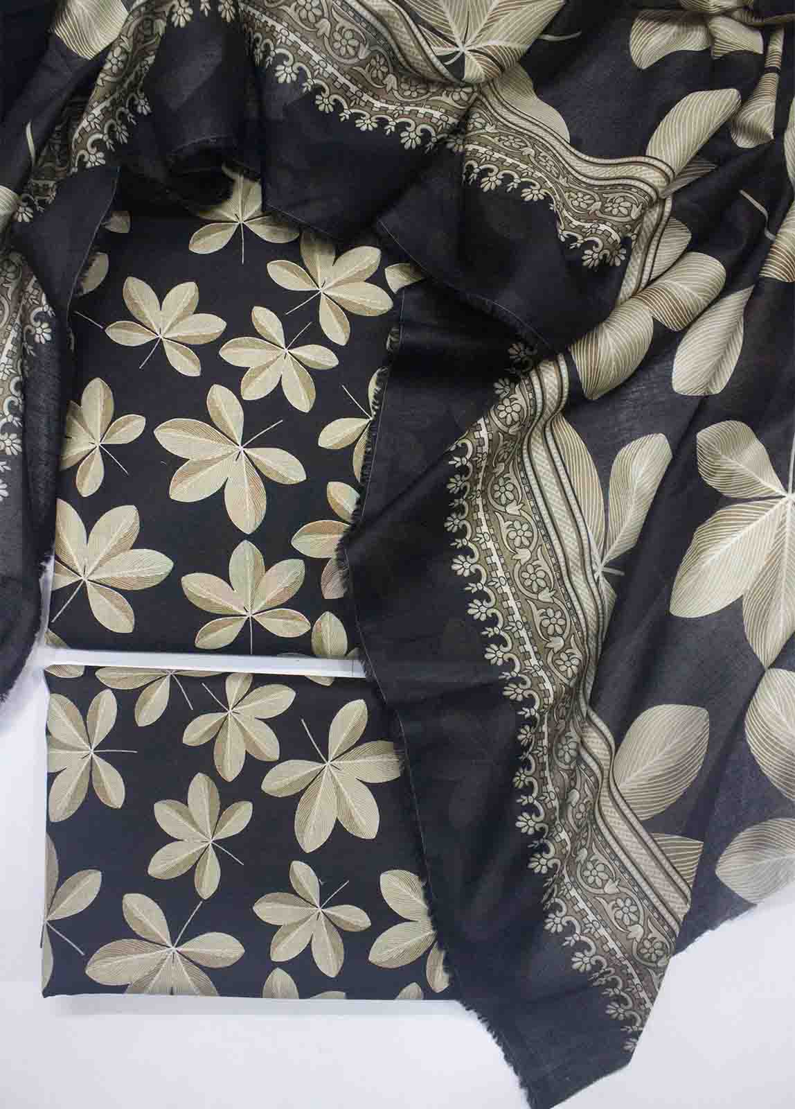 Bin Saeed Fabric - DP-0431- 3 Piece Cotton Printed UnStitched Suit