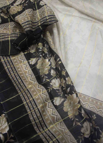 Bin Saeed Fabric - DP-0433 - 3 Piece Cotton Printed UnStitched Suit