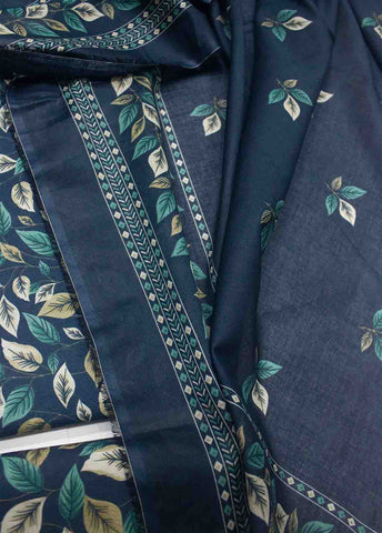 Bin Saeed Fabric - DP-0436- 3 Piece Cotton Printed UnStitched Suit