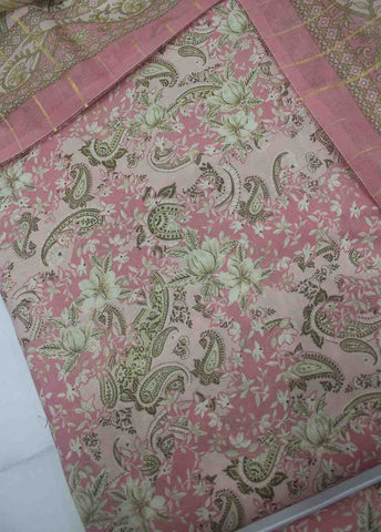 Bin Saeed Fabric - DP-0439- 3 Piece Cotton Printed UnStitched Suit