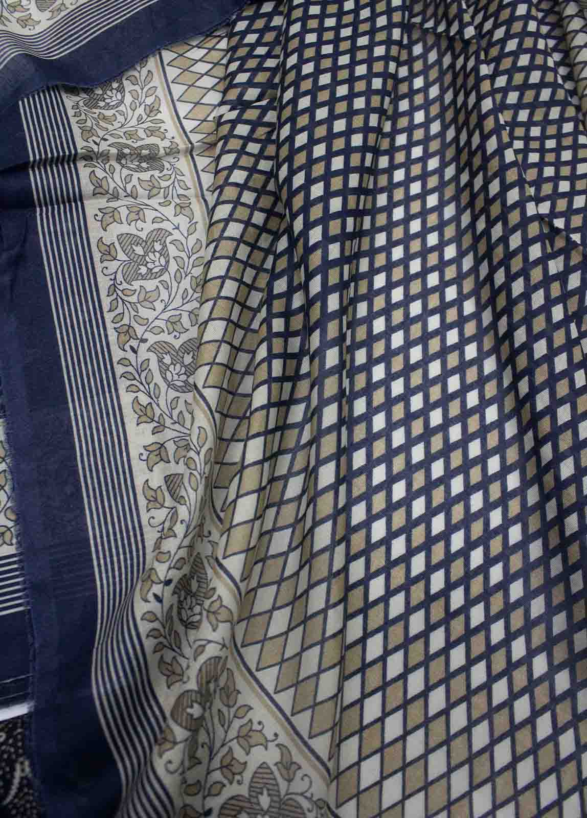 Bin Saeed Fabric - DP-045- 3 Piece Lawn Printed UnStitched Suit