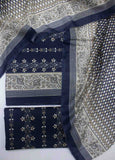 DP-045- 3 Piece Lawn Printed UnStitched Suit